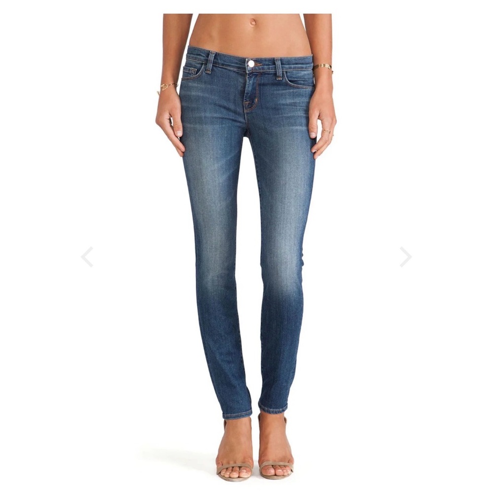 J Brand Women's Dark Blue Skinny Jeans